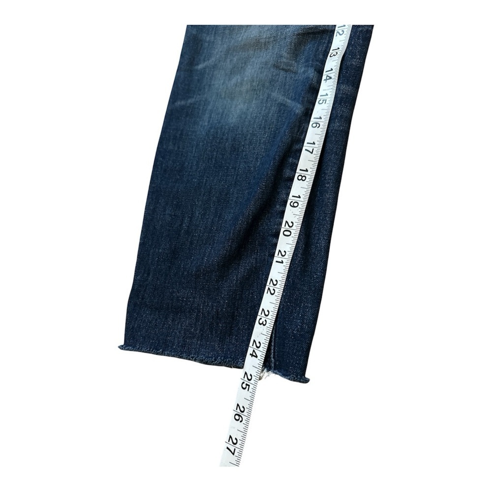 MADEWELL THE SLIM BOYJEANS RAW HEM STRAIGHT LEG DISTRESSED SIZE 26 - Picture 3 of 7